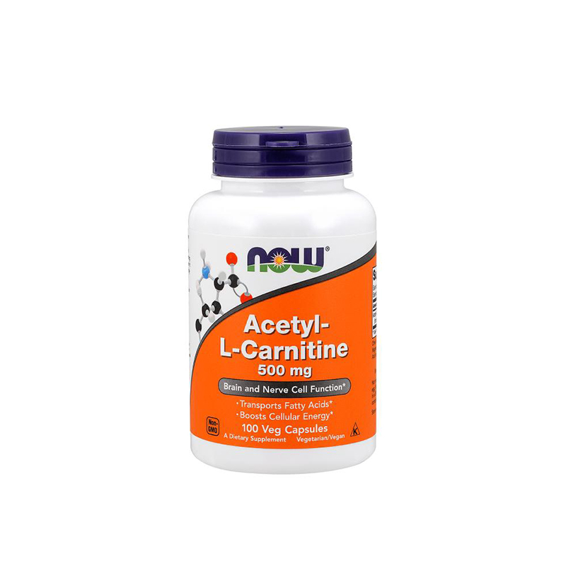Ацетил-L-Карнитин Now Foods Acetyl-L-Carnitine 500mg 100caps
